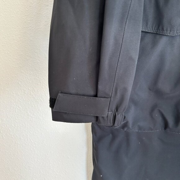 Nike Jacket NikeLab Collection Oversize Black Rain Coat Parka AV8282 - Picture 3 of 15